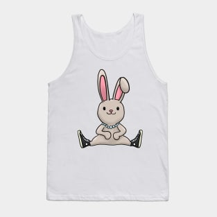 Rabbit with chucks and pearls happy easter 2021 bunny Tank Top